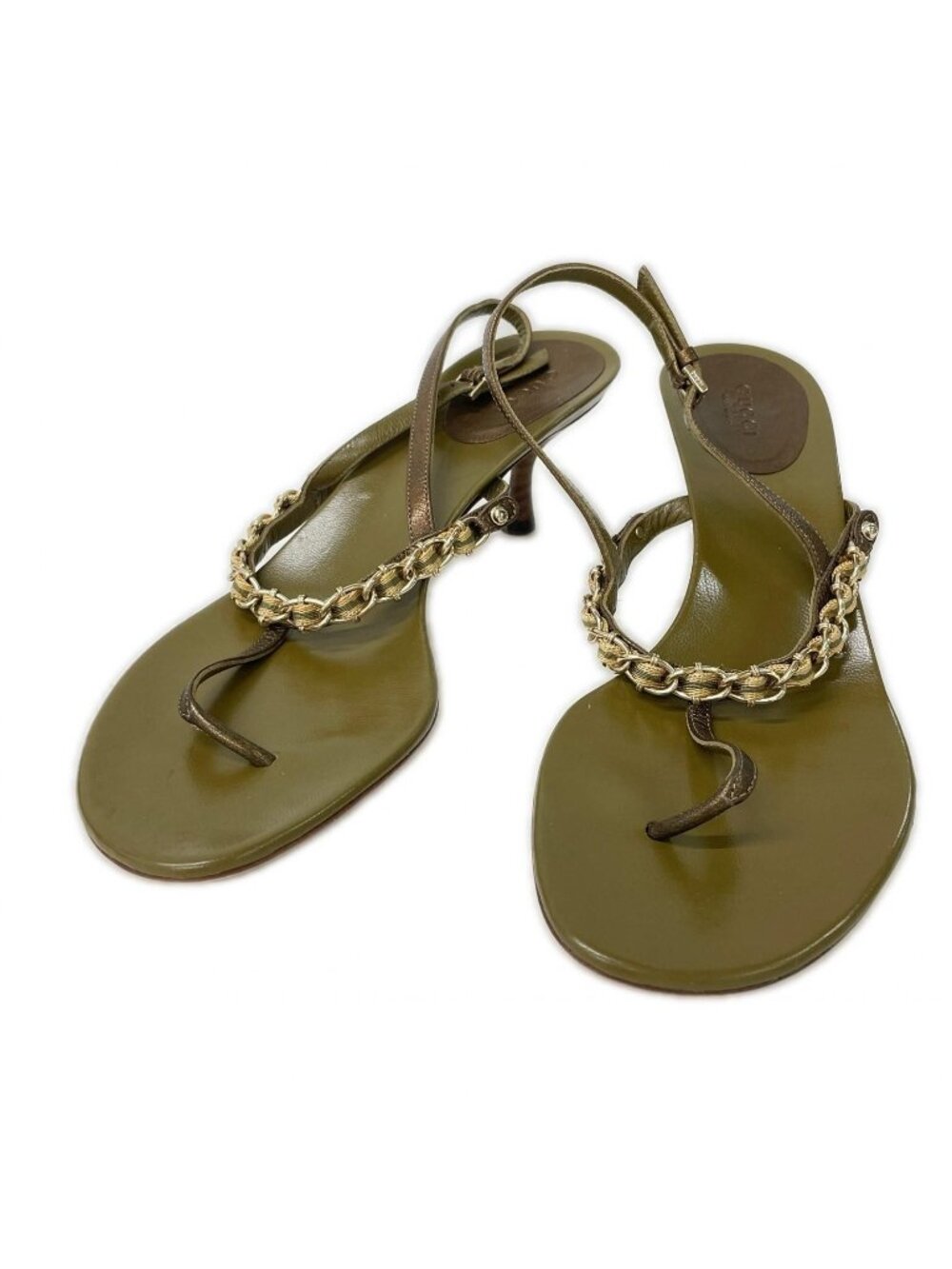 Gucci Chain Strap Sandals